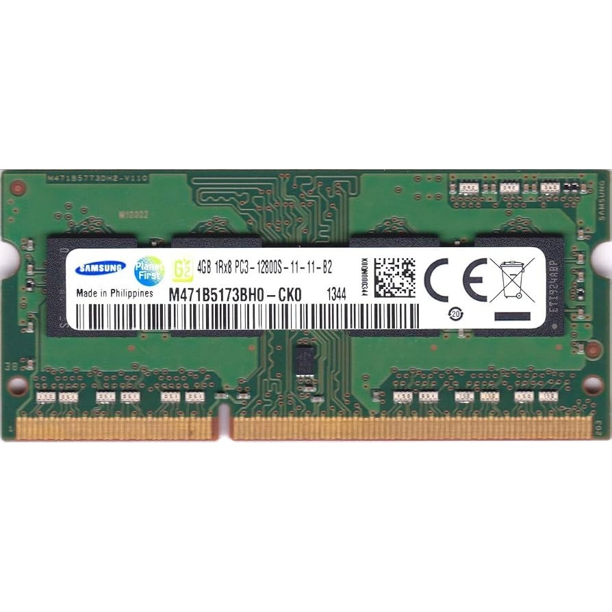 رم لپ تاپ سامسونگ مدل DDR3 PC3-12800S 1600MHz ظرفیت 4 گیگابایت