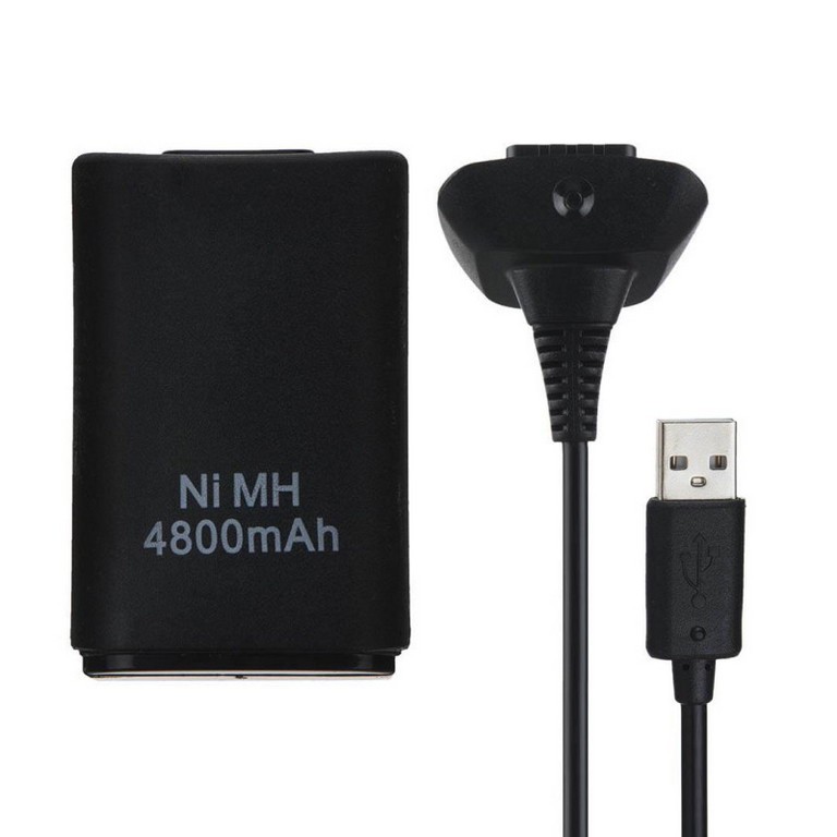 باتری و شارژر دسته بازی ایکس باکس 360 مدل XPLUS