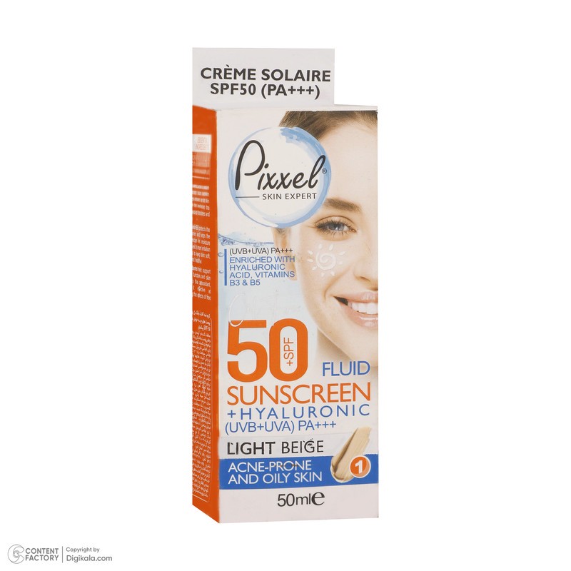 کرم ضدآفتاب رنگی پیکسل 50 SPFمدل LIGHT BEIGE مناسب برای پوستهای چرب، حجم 50 میلیلیتر --Archive__1895 --Archive__199865