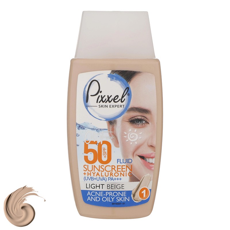 کرم ضدآفتاب رنگی پیکسل 50 SPFمدل LIGHT BEIGE مناسب برای پوستهای چرب، حجم 50 میلیلیتر --Archive__1895 --Archive__199865