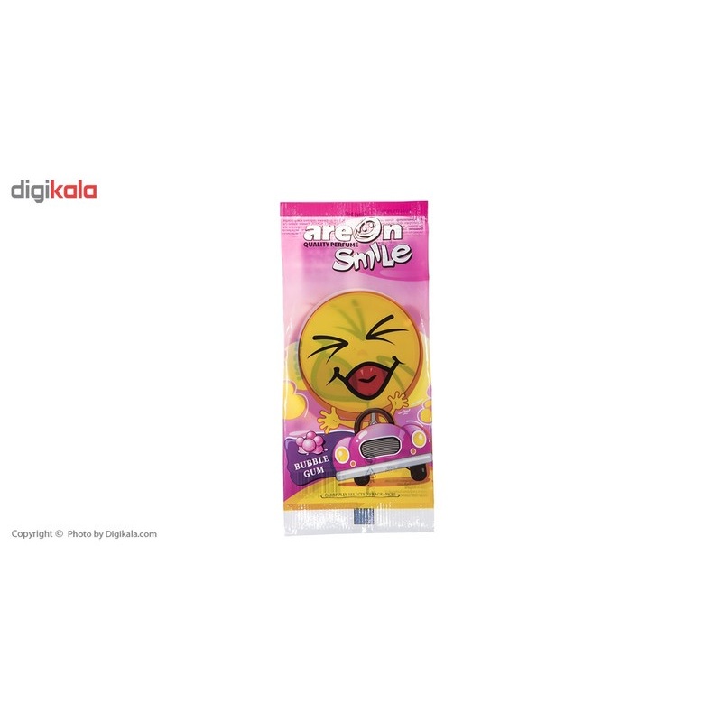 خوشبو کننده ماشین آرئون مدل Smile با رایحه آدامس بادکنکی
