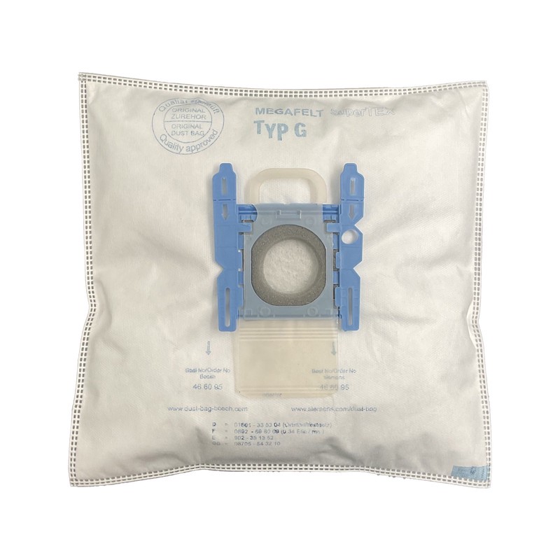 پاکت جاروبرقی مدل تایپ جی مناسب جاروبرقی پاکشوما PVC-25501W بسته 5 عددی