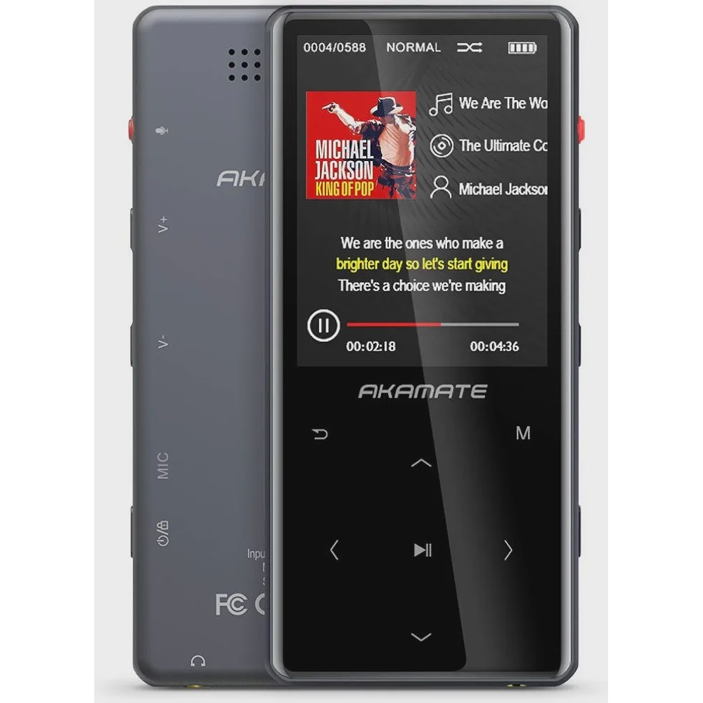 پخش کننده موسیقی MP3 با حافظه 16 گیگابایت، بلوتوث 4.2 و رادیو FMجدید