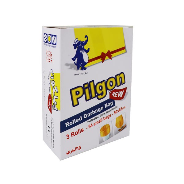 کیسه زباله پیلگون مدل Z34 بسته 54 عددی