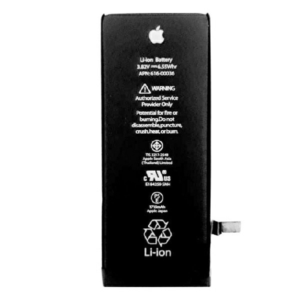 باتری موبایل مدل APN 616-00036 ظرفیت 1715 میلی امپر ساعت مناسب برای گوشی موبایل اپل iphone 6s