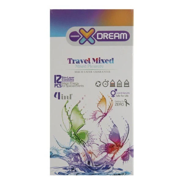 ایکس دریم مدل Travel Mixed بسته 12 عددی