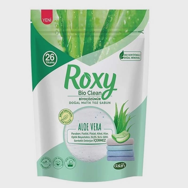 پودر صابون روکسی ترکیه وزن 800گرم مدل الوئه ورا