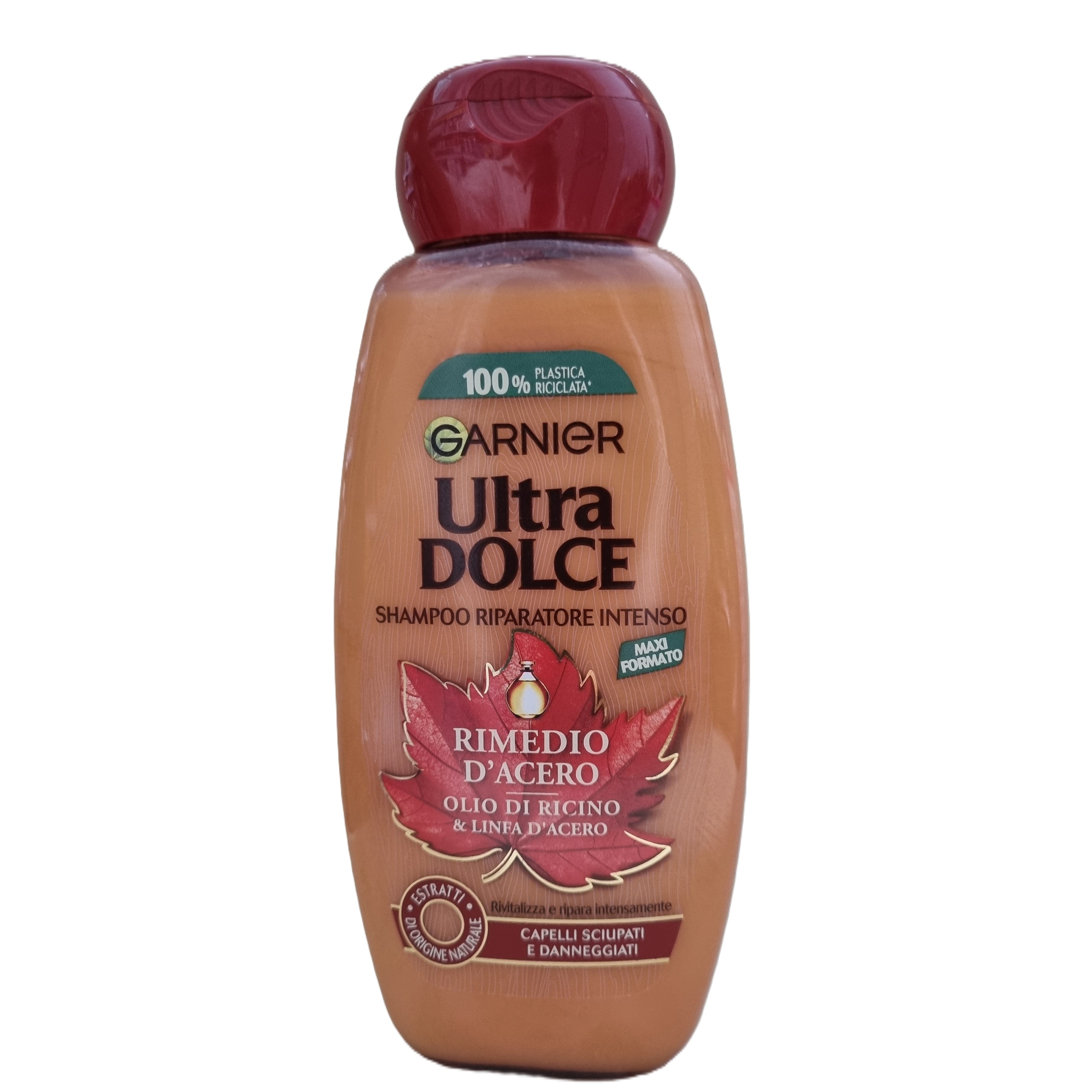 شامپو گارنیر ultra dolce حاوی عصاره درخت افرا حجم 300 میلی لیتر