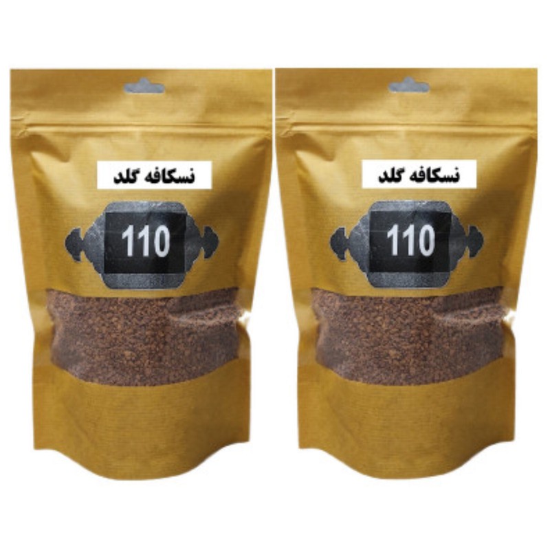 قهوه نسکافه گلد 110- 50 گرم بسته 2 عددی