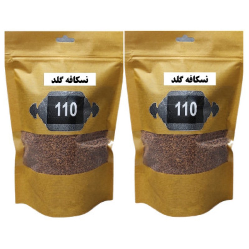نسکافه گلد 110- 200 گرم بسته 2 عددی