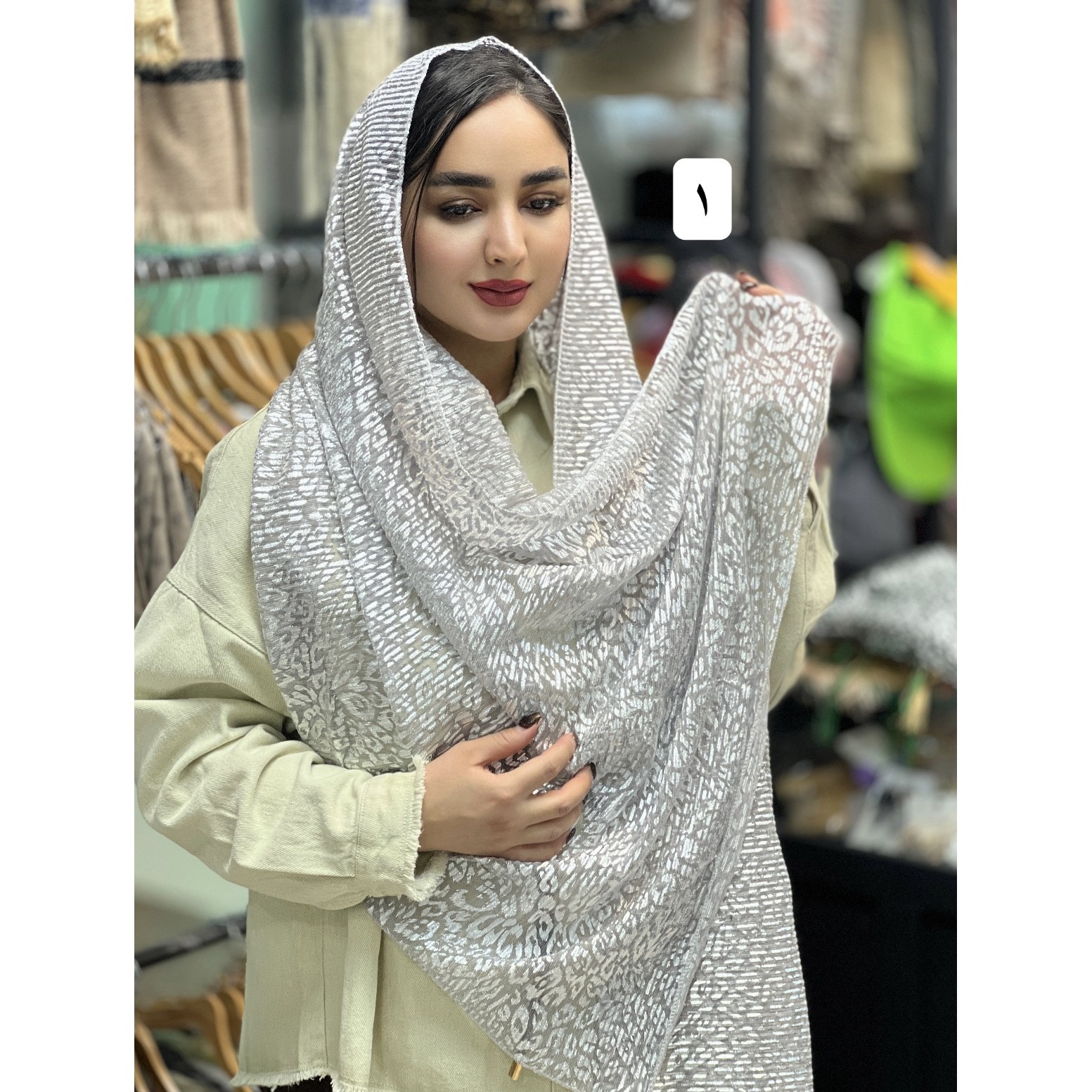 شال مجلسی لمه و پتینه دررنگ و طرح های مختلف