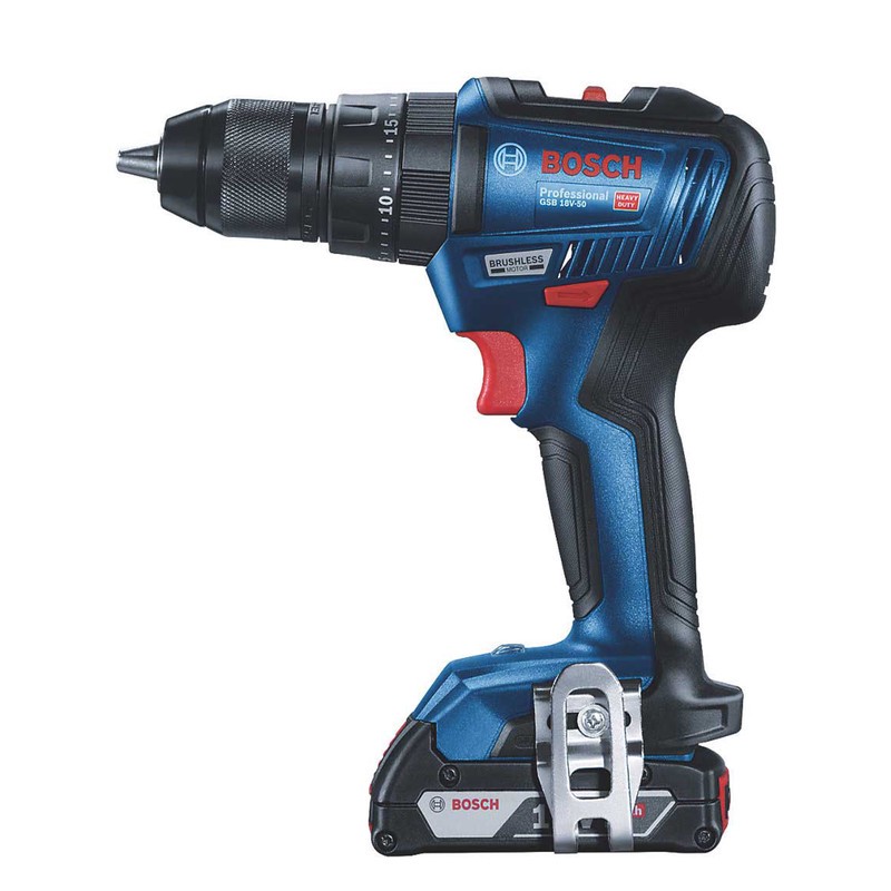 پیچ گوشتی شارژی چکشی بوش مدل GSB18V-50 Brushless