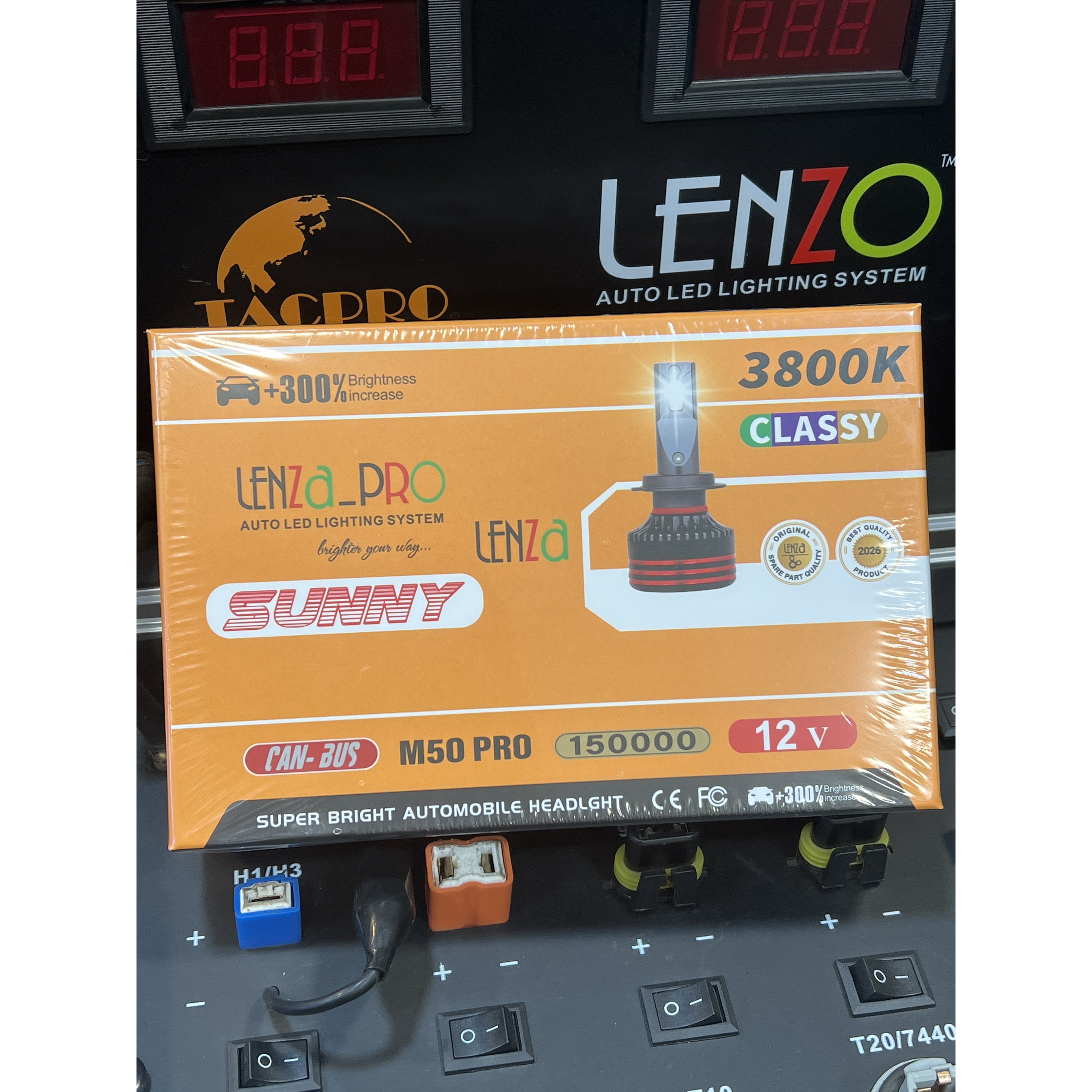 هدلایت لیمویی M50 PROلنزو 75واتی 3800کلوینجدید