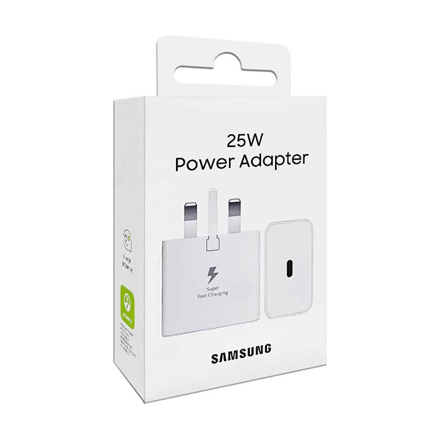شارژر سامسونگ مدل EP-TA800 توان 25 وات سه پین اصل