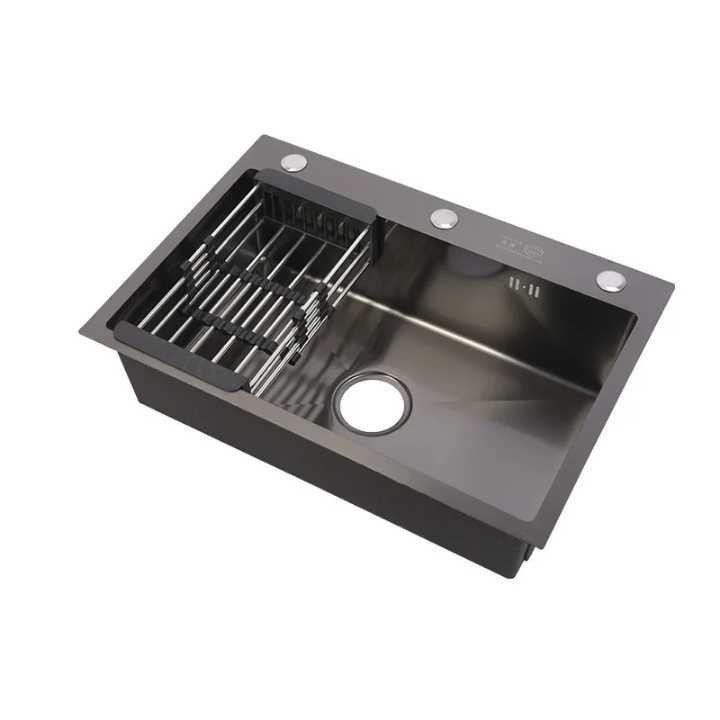 سینک ظرفشویی استیل توکار یک لگنه مدل کلاسیک کد 9050