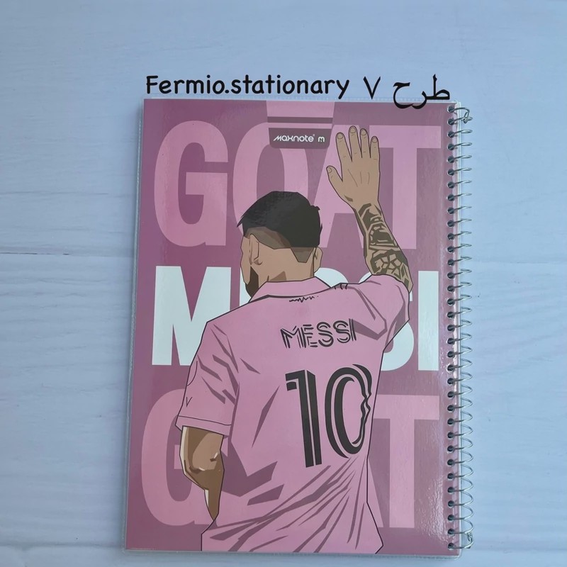 دفتر فوتبالی 100 برگ مجلد نهال مکس