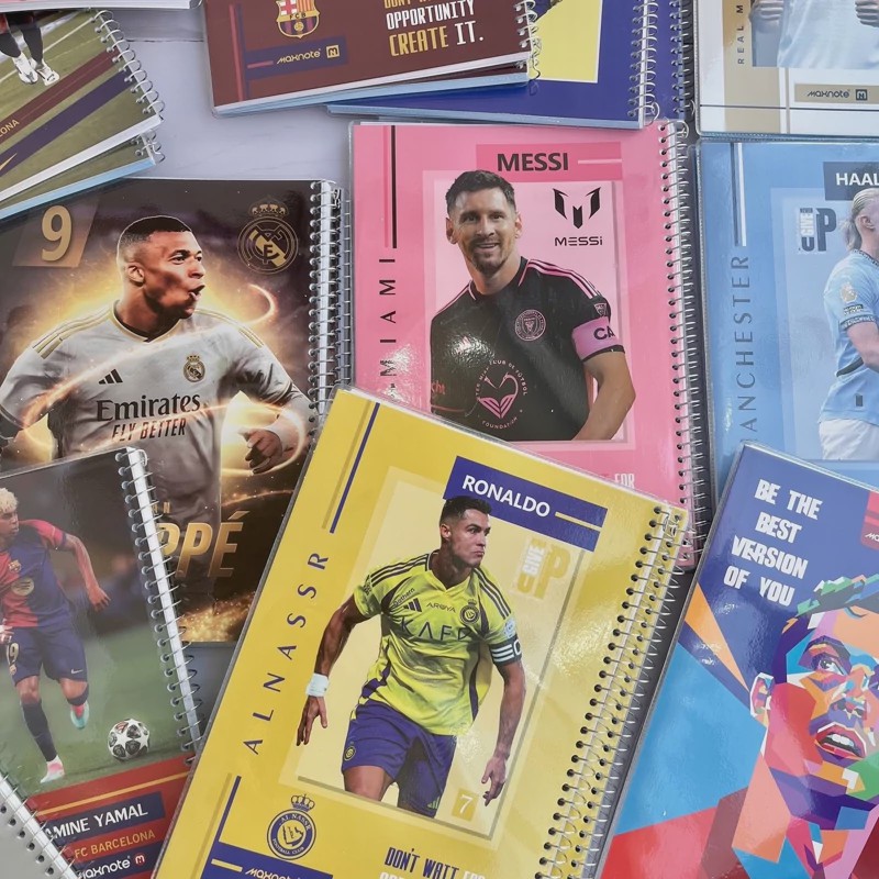 دفتر فوتبالی 100 برگ مجلد نهال مکس