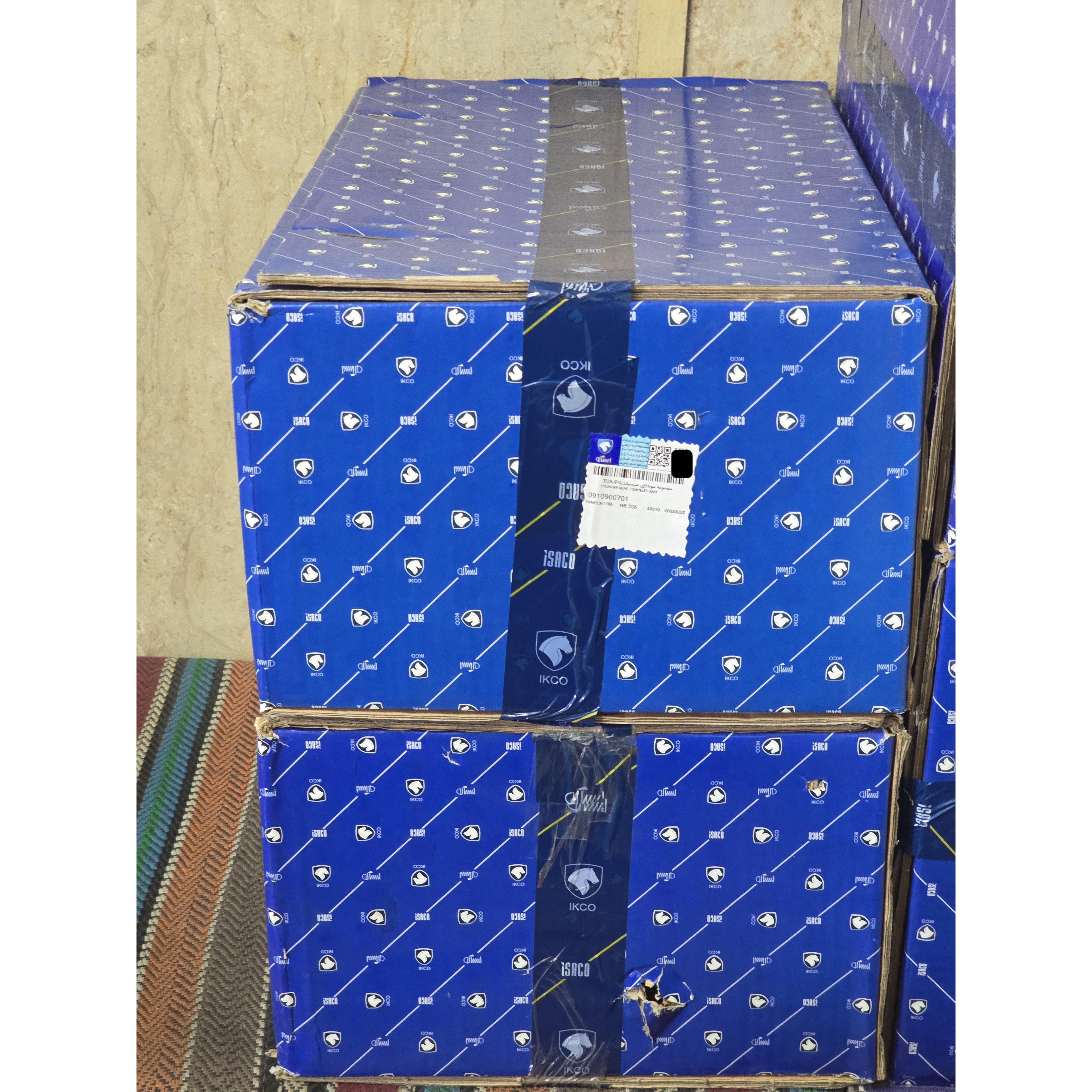 مجموعه مونتاژی سرسیلندر پژو 206 تیپ 5 (tu5) ایساکو کد 0910900701