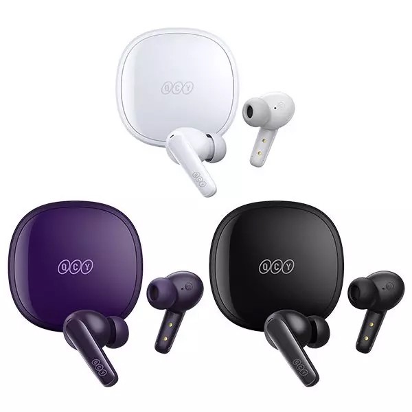 هدفون بلوتوثی کیو سی وای مدل T13X با نویز کنسلینگ میکروفون (ENC)، درگاه شارژ USB Type-C، دارای میکروفون چهارگانه، امک...