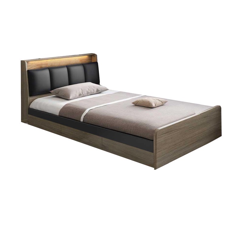 تخت خواب یک نفره مدل آرکانا سایز 90200 سانتی متر