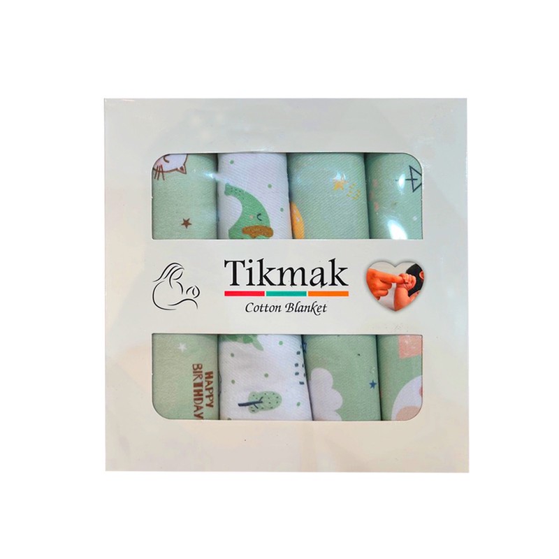 خشککن نوزاد تیک مک مدل جعبه GR سایز 65x72 سانتیمتر مجموعه 4 عددی