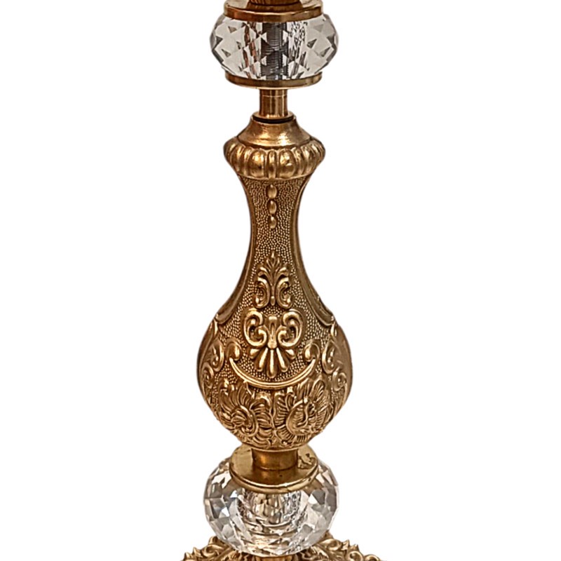 شمعدان برنجی مدل امپراتور کد S-4294 بسته دو عددی
