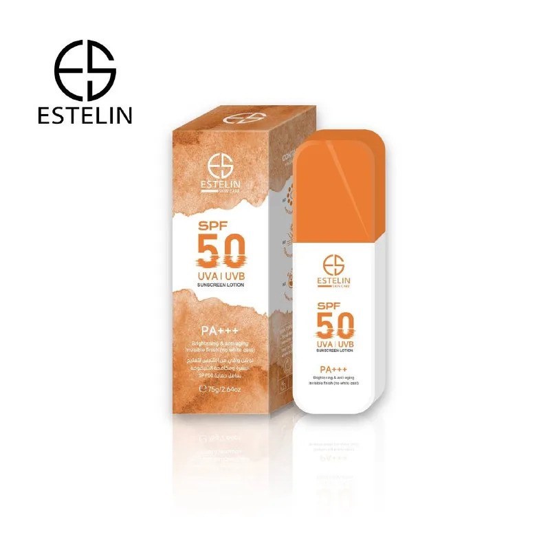 لوسیون ضد آفتاب بدون رنگ استیلن SPF 50 مدل فوق مرطوب کننده، محافظ UVA ،UVB و PA مناسب برای انواع پوست حجم 75 میلیلیتر