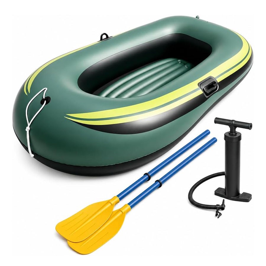 قایق بادی دو نفره گرین لاین Green Lion Aqua Rider ظرفیت 2 نفر و بدنه PVC مقاوم