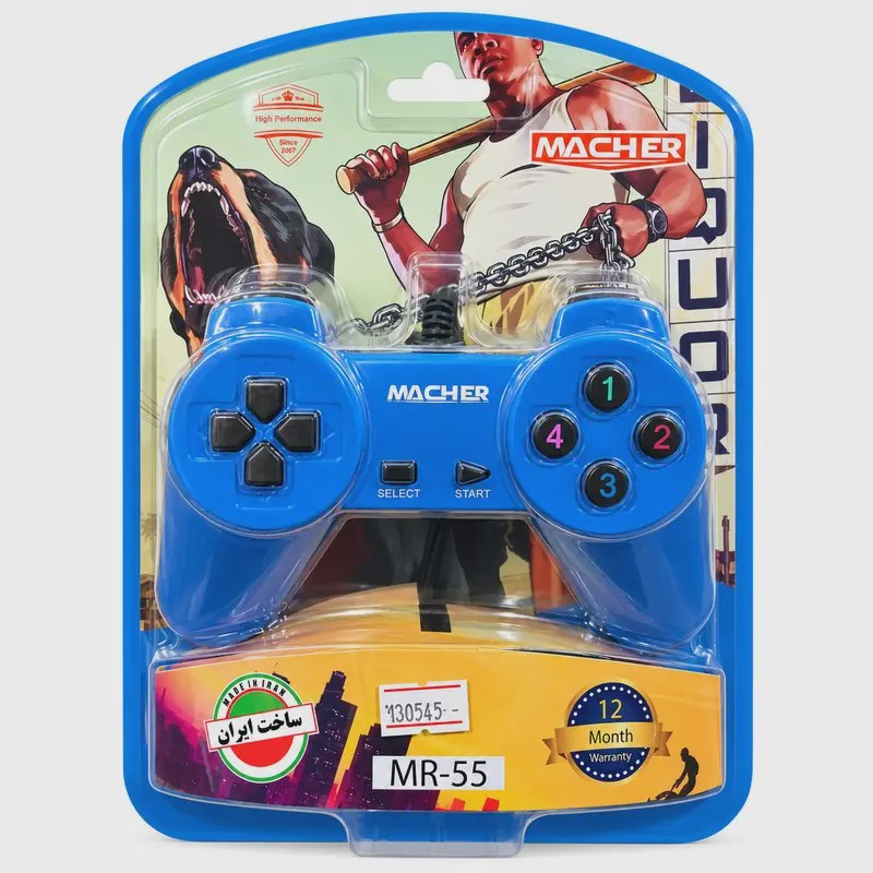 دسته بازی Macher MR-55 باسیم USB کد 140754جدید