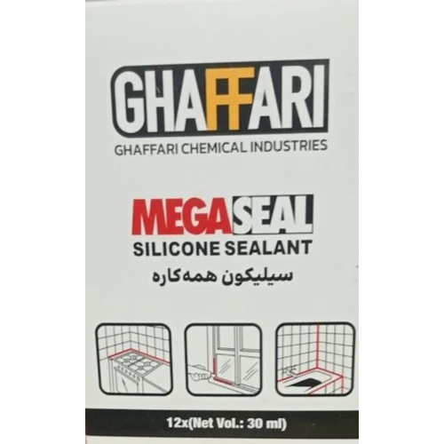 چسب سیلیکون پمادی 30 میل همه کاره غفاری