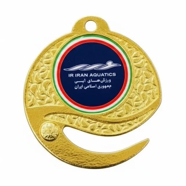 مدال قهرمانی مدل شنا 02 بسته 3 عددی