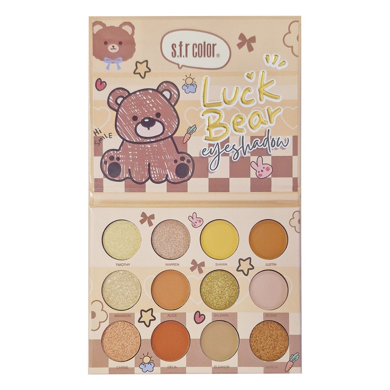 پالت سایه چشم اس اف آر کالر مدل Luck Bear