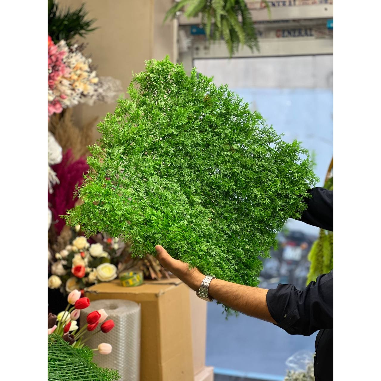 گرین وال مدل شویدی سبز وارداتی 50 در 50