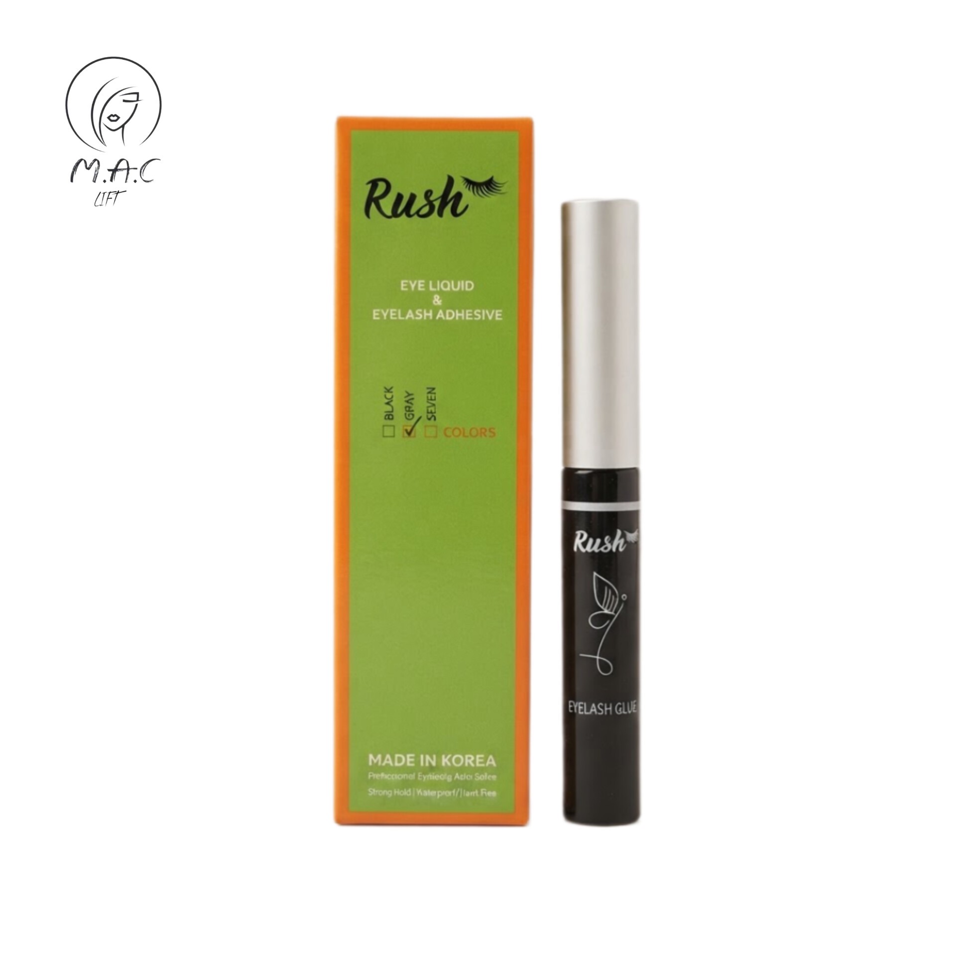چسب مژه مصنوعی راش مدل قلمی RUSH ضد حساسیت حجم 7 گرم