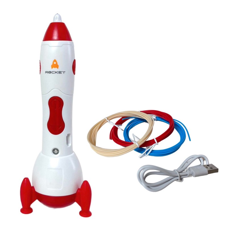 قلم طراحی سه بعدی ناب سل مدل فضایی بامزه کد 3D PRINTING PEN NAAB002جدید