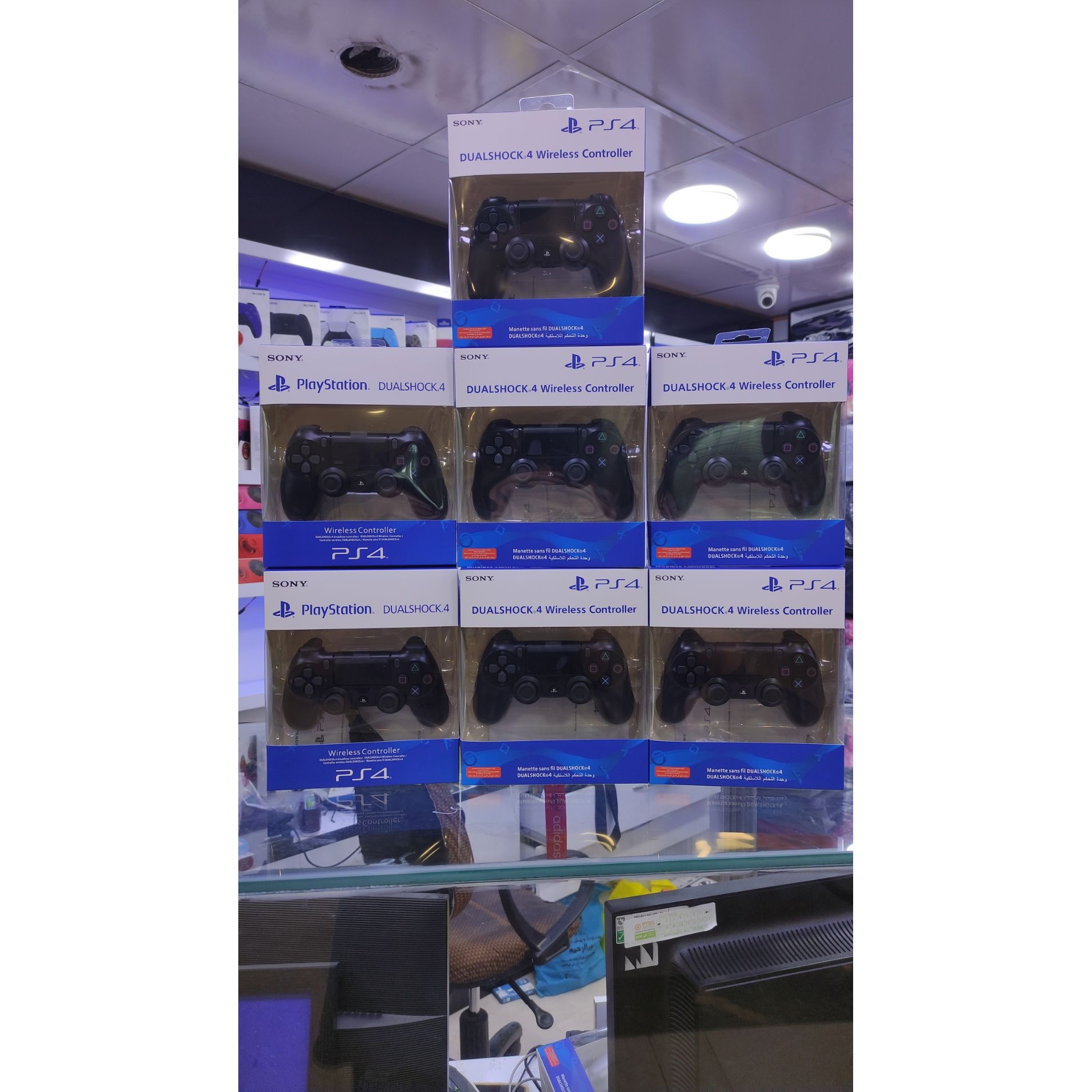 دسته بازی سونی مدل PS4 Dualshock 4 مشکی - های کپی درجه 1جدید