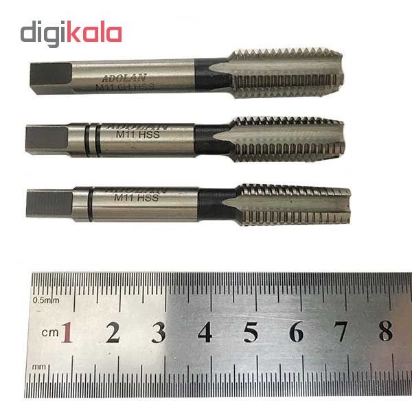 مجموعه 3 عددی قلاویز آدولان مدل M11DIN352 سایز 11 میلیمتر