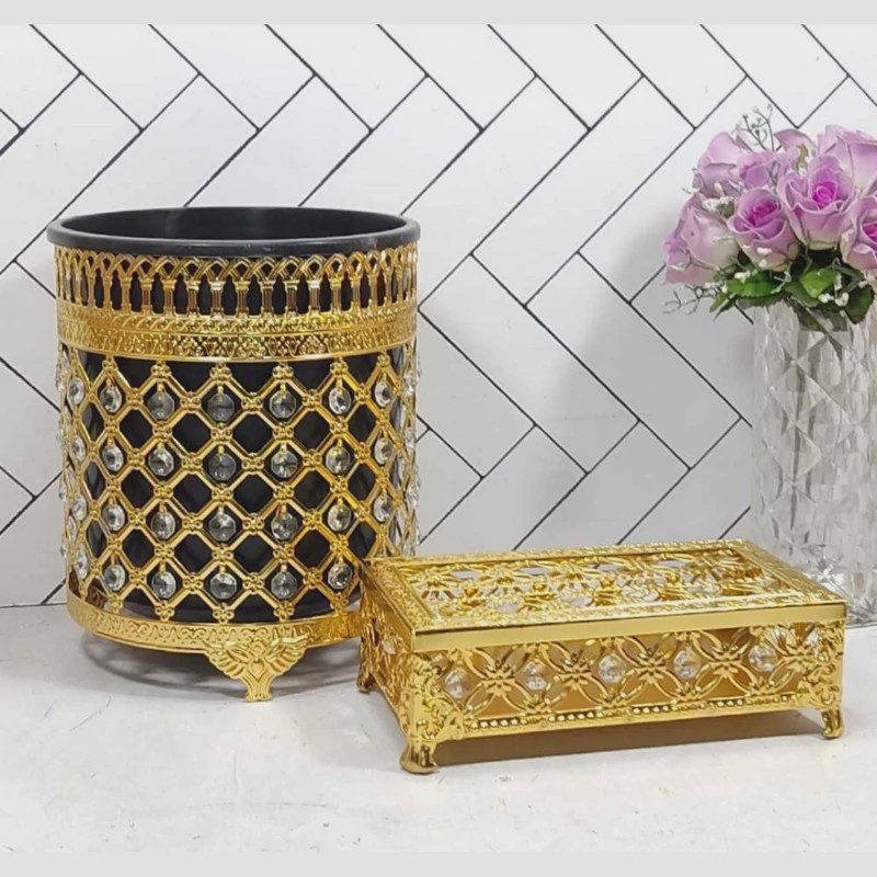 سطل و دستمال در 5 طرح مختلف (پسکرایه)