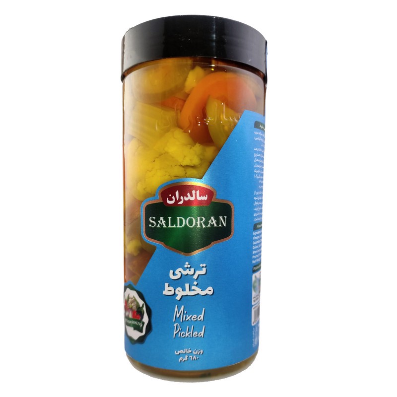ترشی مخلوط سالدران - 680 گرم