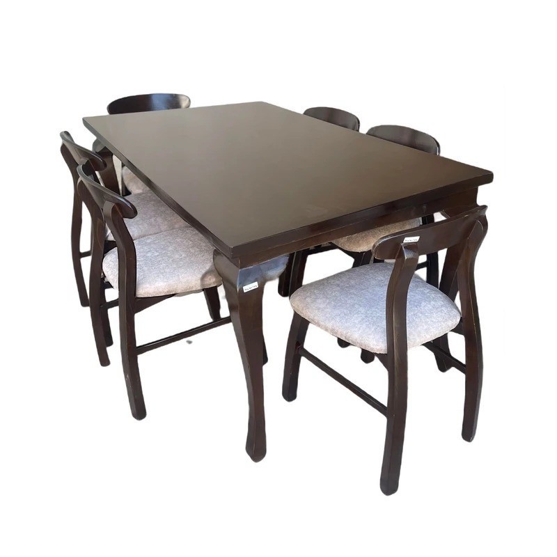 میز و صندلی ناهارخوری شش نفره گالری والریان مدل KH-2706