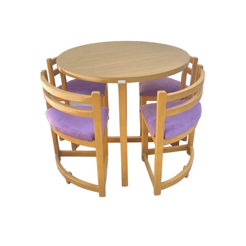 میز و صندلی ناهارخوری چهار نفره گالری والریان مدل M-CH-904