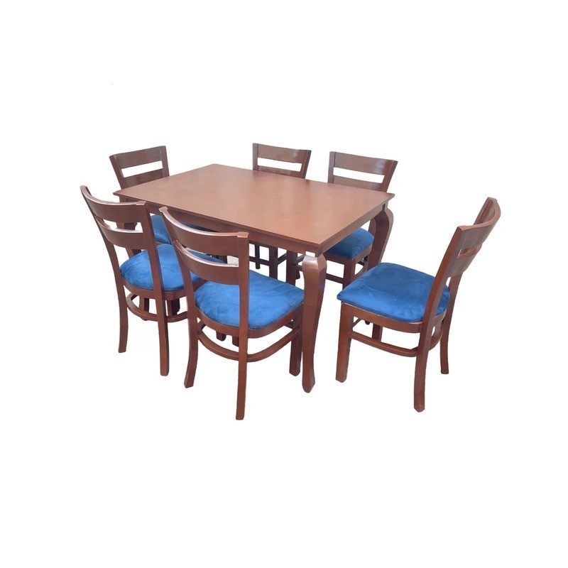 میز و صندلی ناهارخوری شش نفره گالری والریان مدل M-CH-606