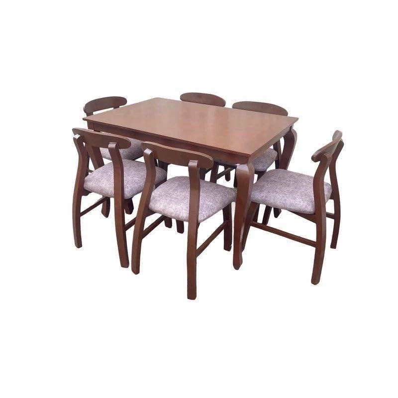 میز و صندلی ناهارخوری 6 نفره گالری والریان مدل Val-Ro719