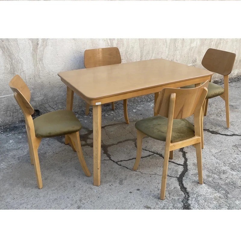 میز و صندلی ناهارخوری چهار نفره گالری والریان مدل fili004