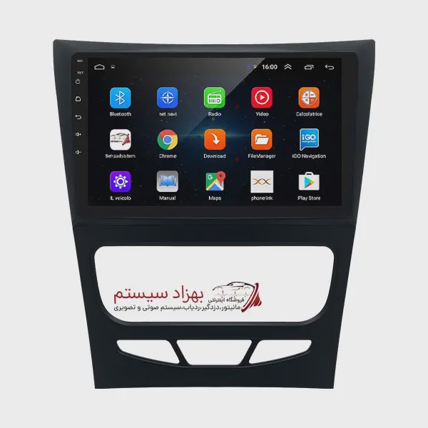 مانیتور فابریکی ماشین H30 کراس همراه با قاب دوربین هدیه
