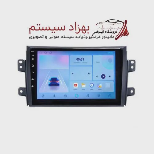 مانیتور فابریکی ماشین سوزوکی ویتارا همراه با قاب دوربین هدیه