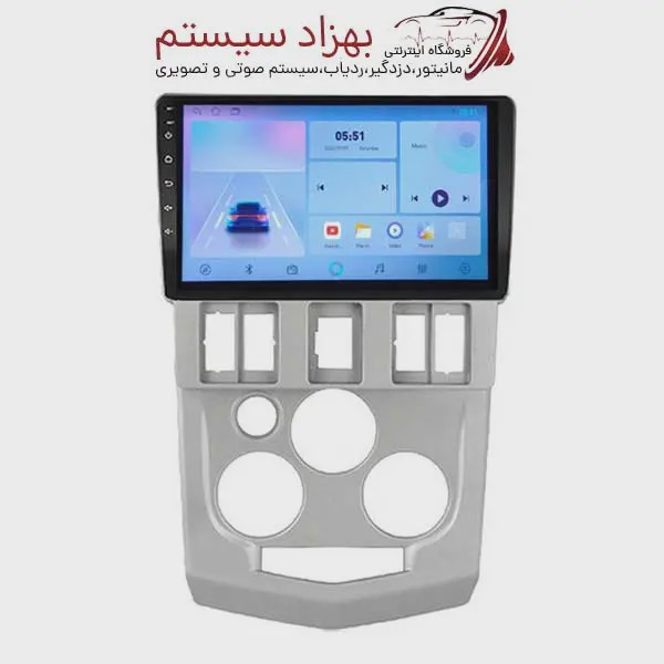 مانیتور فابریکی ماشین L90 همراه با قاب دوربین هدیه