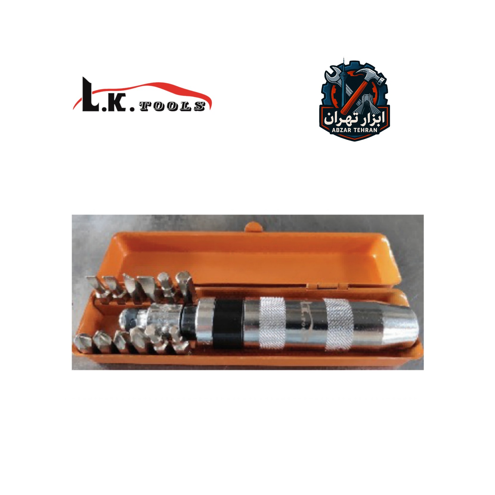 پیچگوشتی تقه ای 13 پارچه CR-V برند LK ال کا کد D1040
