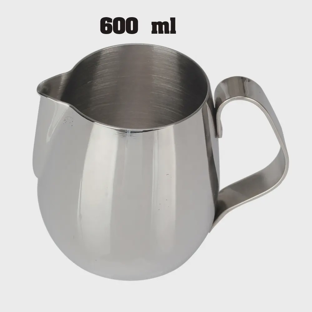 پیچر لاته حرفه ای 600 میلی لیتری استیل