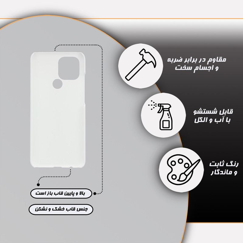 کاور گارد قاب مدل پسرانه مناسب برای گوشی موبایل شیائومی Redmi A1 Plus A2 Plus Poco C50 Poco C51مدل 1